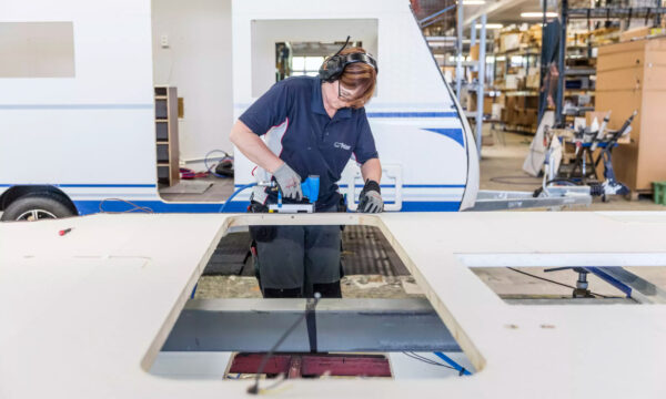 Bygging av campingvogn