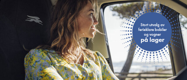 Bilde av kvinne i bobil